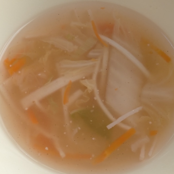 カニカマ入り 中華スープ